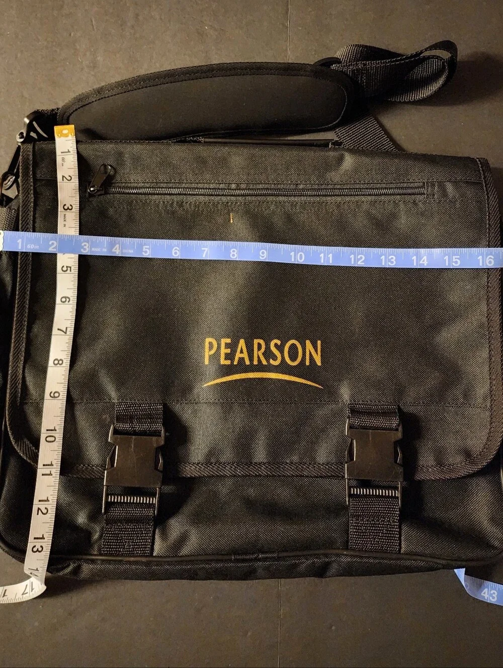 Pearson Messenger Bag, Black, Good Condition, Preowned